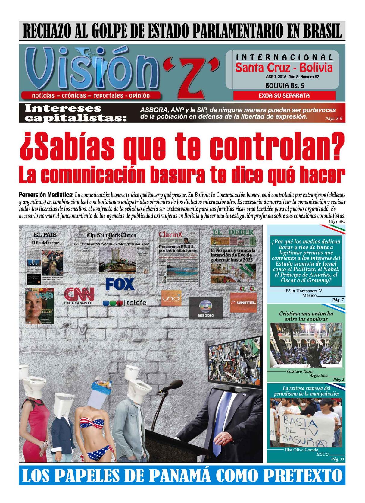 Portada de Edición N.° 62