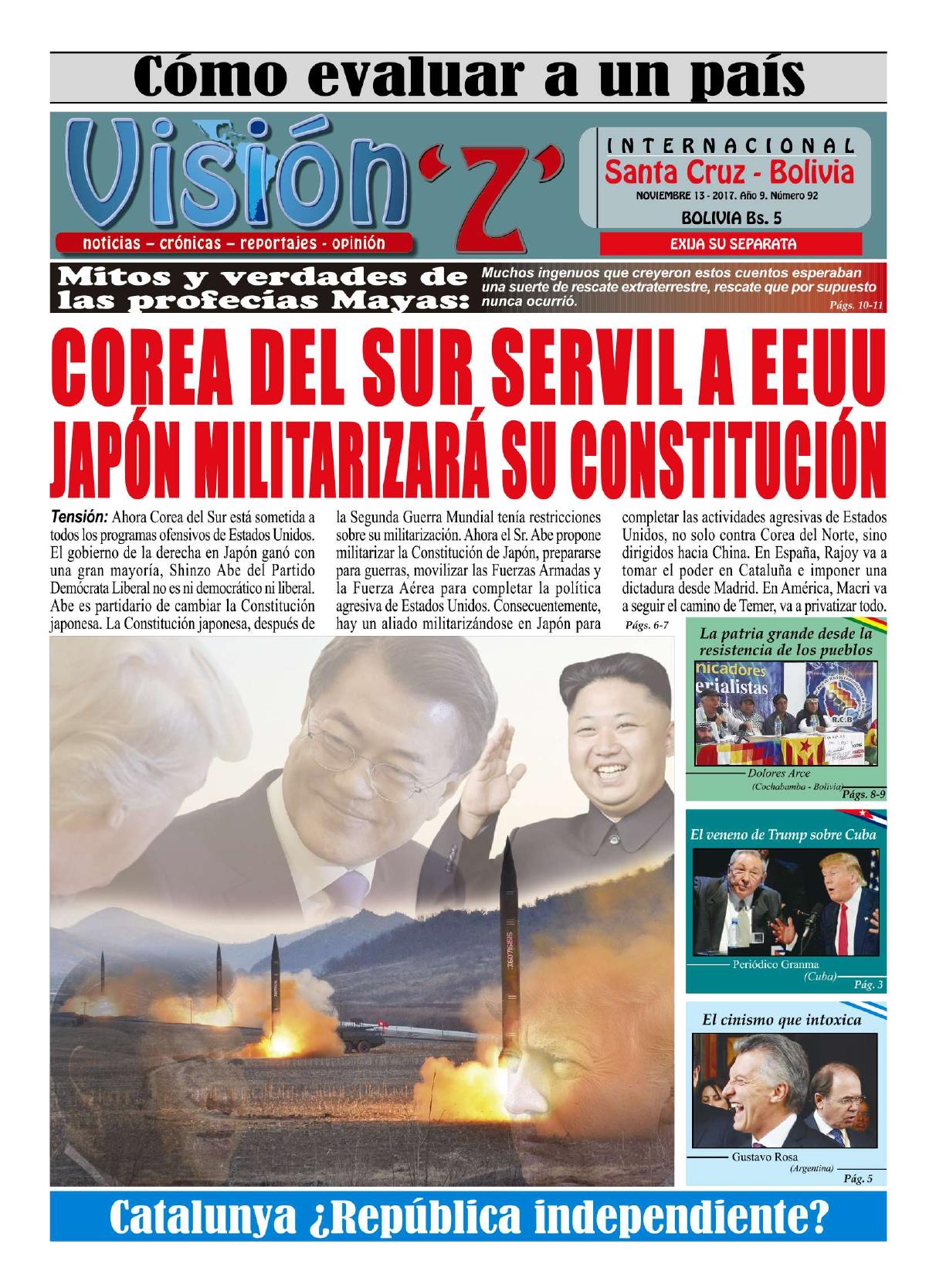 Portada de Edición N.° 92