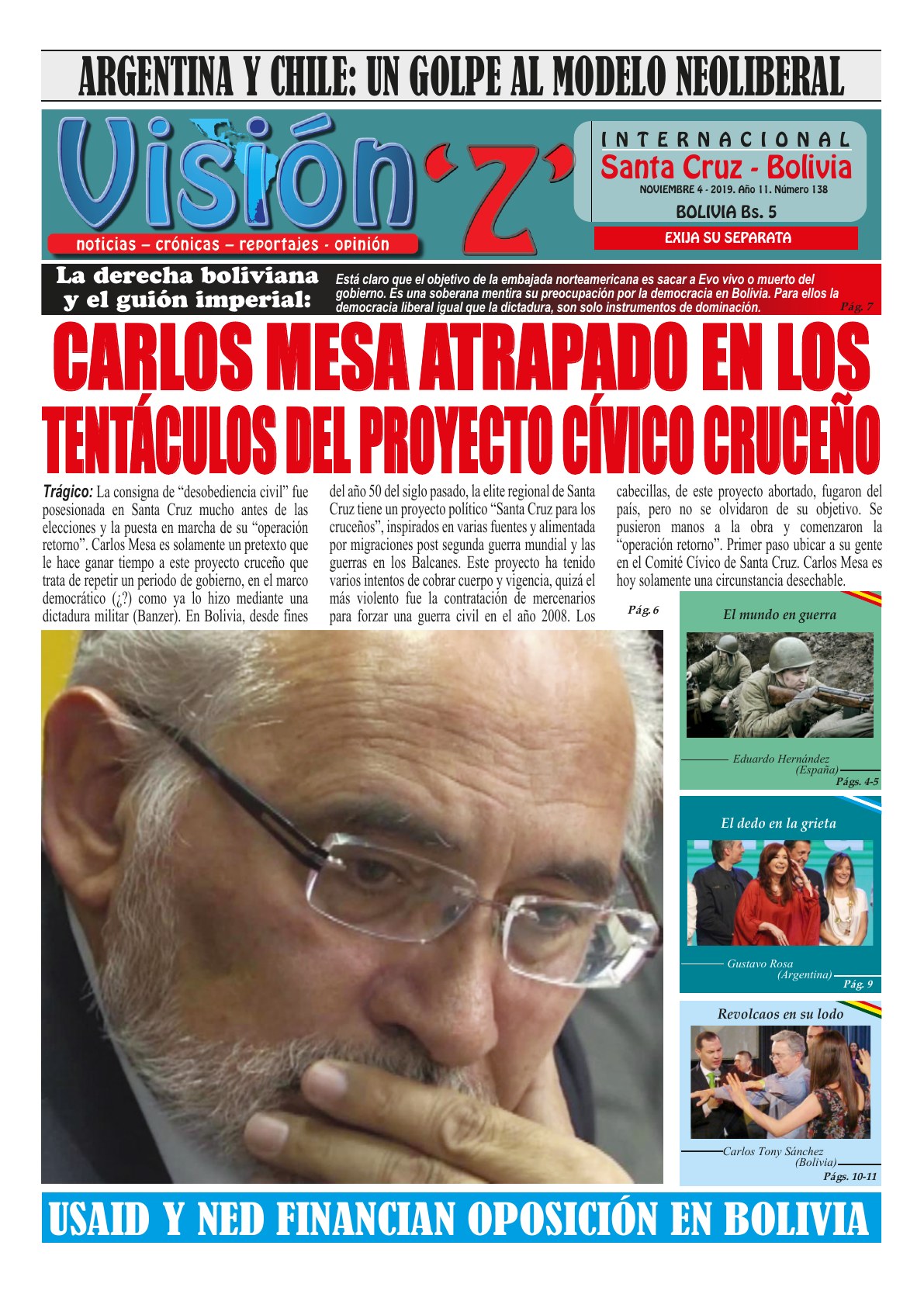Portada de Edición N.° 138