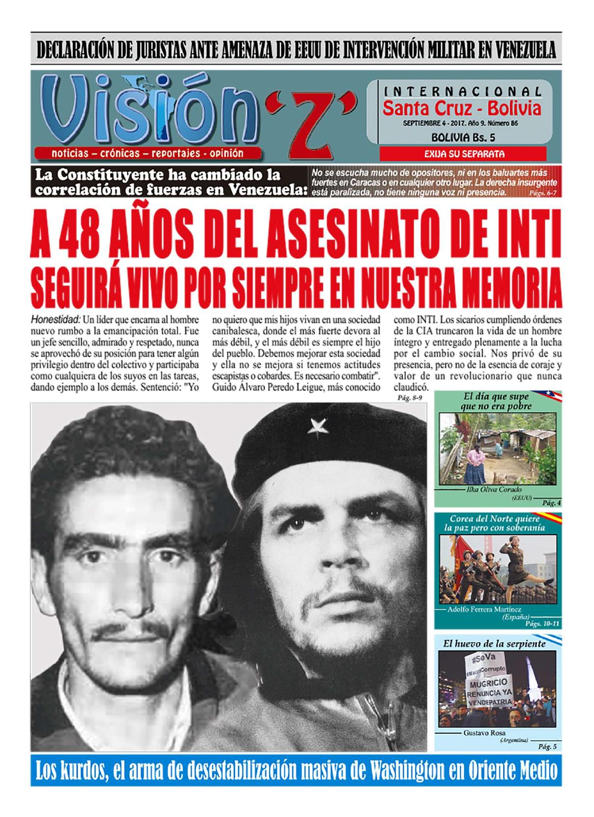 Portada de Edición N.° 86